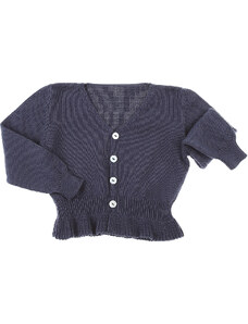 Le Nouveau - Ne Baby Sweaters for Girls Outlet’te İndirimli Satış, Mavi, Pamuk, 2024, 3Y 4Y