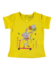 HelloBaby Kız Bebek Basic T-Shirt - Hardal