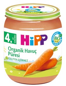 Hipp Organik Havuç Püresi 125 gr