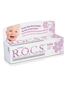 ROCS Baby Ihlamur Özlü Yutulabilir Diş Macunu 0-3 Yaş 35 ml