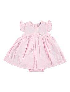 HelloBaby Yaz Kız Bebek Pıtırcık Desen Elbise Body - Pembe