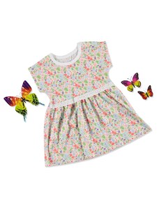 Newborn Fashion Club Tropik Yaz Kız Bebek Elbise - Karışık Renkli
