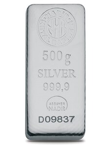 Harem Altın 500 Gram Gümüş Külçe