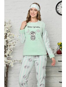 Akbeniz Welsoft Polar Kadın Pijama Takımı 8067