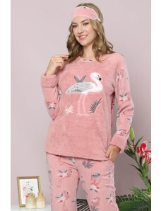 Akbeniz Welsoft Polar Kadın Pijama Takımı 8077
