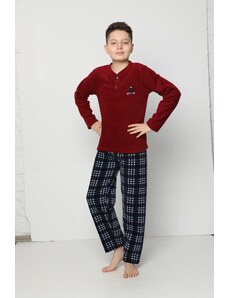 Akbeniz WelSoft Polar Erkek Çocuk Pijama Takımı 4521