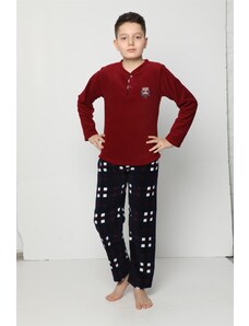 Akbeniz WelSoft Polar Erkek Çocuk Pijama Takımı 4528