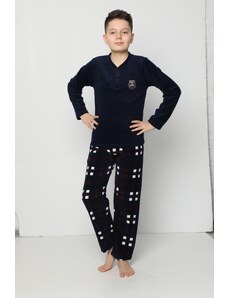 Akbeniz WelSoft Polar Erkek Çocuk Pijama Takımı 4529