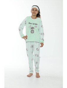 Akbeniz WelSoft Polar Kız Çocuk Pijama Takımı 4533