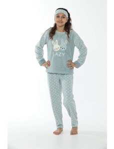 Akbeniz WelSoft Polar Kız Çocuk Pijama Takımı 4534