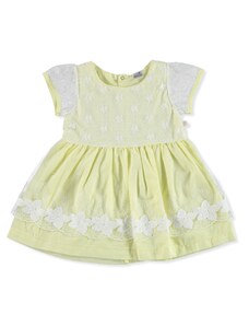 BabyZ Bebek Dantelli Elbise - Sarı