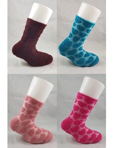 Akbeniz Kadın 4'lü Havlu Çorap 5404