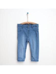 HelloBaby Kış Basic Kız Bebek Pantolon - Açık Mavi