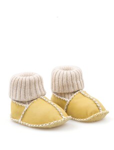 Pegia Hakiki Kürklü Çoraplı Bebek Patiği 141107