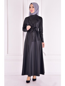 Leather Dress Black AYD23900