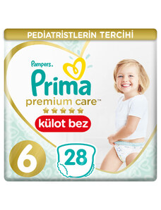 Prima Premium Care Külot Bez Extra Large 6 Beden İkiz Paket 15+kg 28 Adet - NO_COLOR