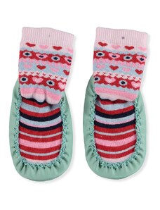 HelloBaby Karısık Desen Çarık Kız Bebek Çorap - Açık Mavi
