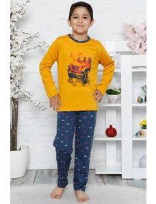 Akbeniz Çocuk Pamuk Uzun Kollu Pijama Takımı 4551