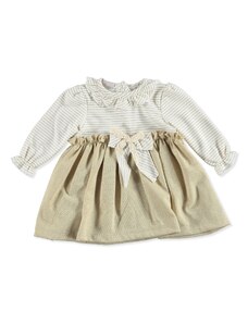 Cassiope Kış Fiyonklu Bebek Elbise - Sarı