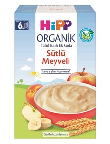 Hipp Organik Sütlü Meyveli Tahıl Bazlı 250 gr