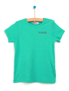 HelloBaby Basic Unisex Ribana Tshirt - Yeşil