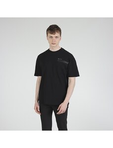 Tbasic Flexi Cep Oversize T-shirt - Siyah