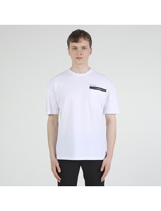Tbasic Flexi Cep Oversize T-shirt - Beyaz