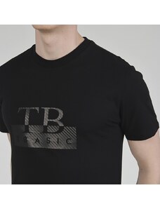 Tbasic Karbon Baskı T-shirt - Siyah
