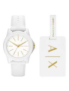 Armani Exchange AX7126 Kadın Set Kol Saati ve Valiz Etiketi