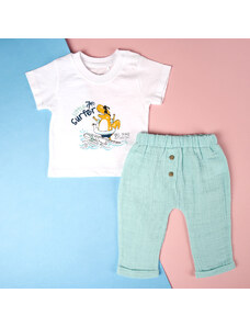 HelloBaby Summer Vibes Tshirt - Pantolon Mint