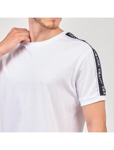 Tbasic Kolu Şeritli T-shirt - Beyaz
