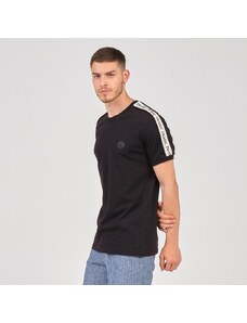 Tbasic Kolu Şeritli T-shirt - Siyah