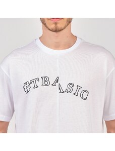 Tbasic Parçalı T-shirt - Beyaz