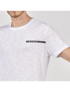 Tbasic Pis Dikiş Flamlı T-shirt - Beyaz