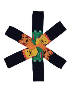 Albio Aslan 3lü Soket Çorap - Karışık Renkli