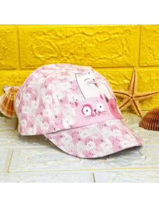 Seal Yaz Kız Şapka Kedicik - Pembe