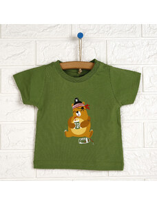 HelloBaby Basic Erkek Bebek Tshirt - Haki