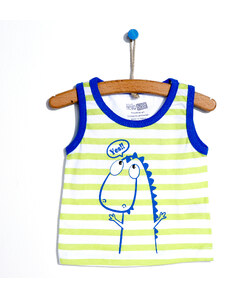 HelloBaby Basic Erkek Bebek Atlet Tshirt - Yeşil