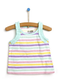 HelloBaby Basic Kız Bebek Atlet Tshirt - Karışık Renkli