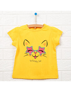 HelloBaby Basic Kız Bebek Tshirt - Sarı