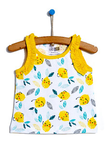 HelloBaby Basic Kız Bebek Atlet Tshirt - Sarı
