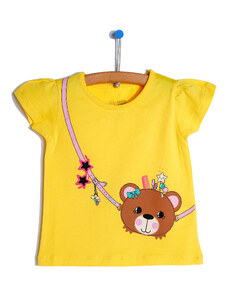HelloBaby Basic Kız Bebek Tshirt - Sarı