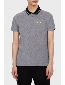 Armani Exchange Pamuklu Slim Fit T Shirt Erkek Polo 3kzfac Zjkuz 6259 Siyah-beyaz