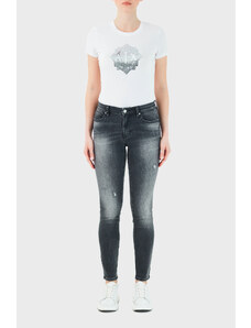 Armani Exchange Pamuklu Super Skinny J01 Jeans Bayan Kot Pantolon 3kyj01 Y1mez 0903 Gri