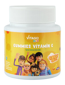 Vitago Kids Gummies Vitamin C İçeren Çiğnenebilir Form Takviye Edici Gıda