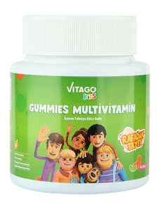 Vitago Kids Gummies Multivitamin Multimineral İçeren Çiğnenebilir Form Takviye Edici Gıda