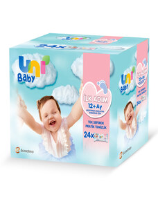 Uni Baby İlk Adım Islak Mendil 24x52 Ad