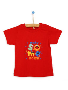 HelloBaby Basic Erkek Bebek Tshirt - Kırmızı