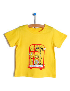 HelloBaby Basic Erkek Bebek Tshirt - Sarı