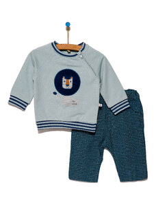 For My Baby Lion Sweatshirt-Pantolon - Mint